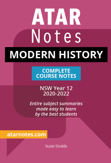 HSC Year 12 Modern History Notes