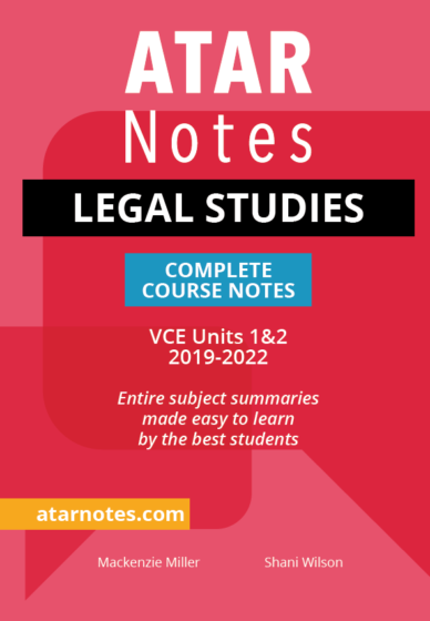 VCE Legal Studies Units 1&2 Notes