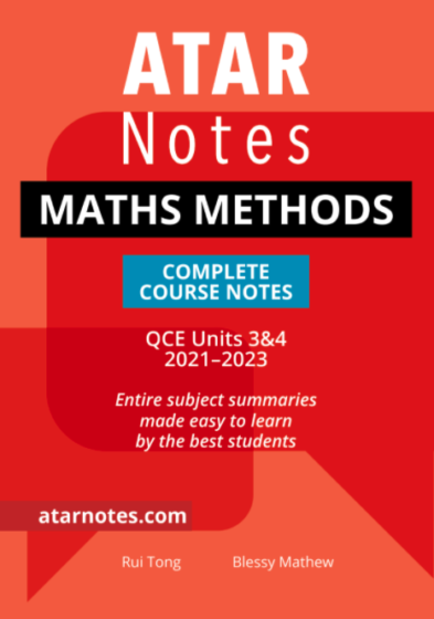 QCE Maths Methods Units 3&4 Notes (2021-2023)