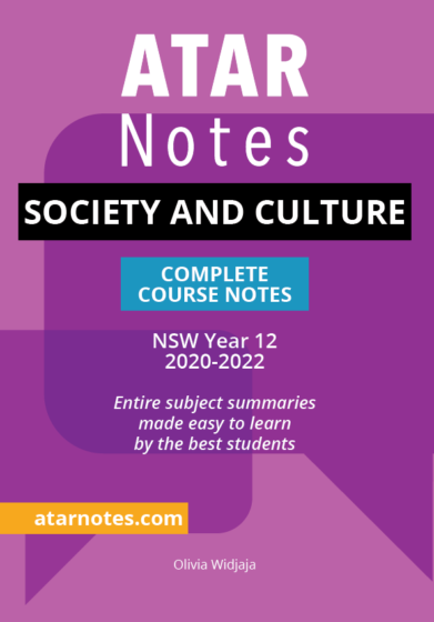 HSC Year 12 Society and Culture Notes