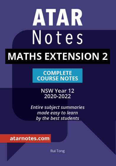 HSC Year 12 Mathematics Extension 2 Notes