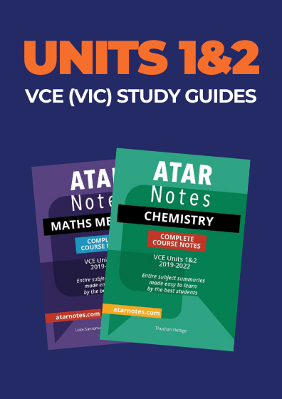 VCE Units 1&2 Study Guides