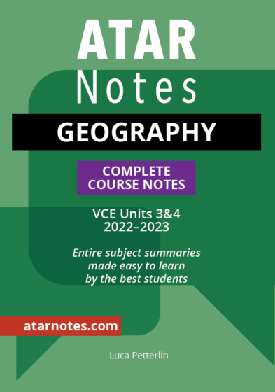 VCE Geography Units 3&4 Notes